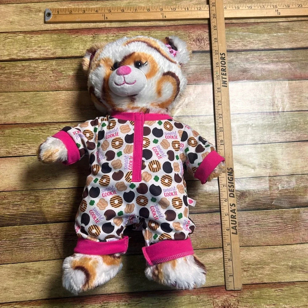 Build-A-Bear Girl Scouts Coconut Caramel Bear Smart Cookie Sleeper Plush 16in
